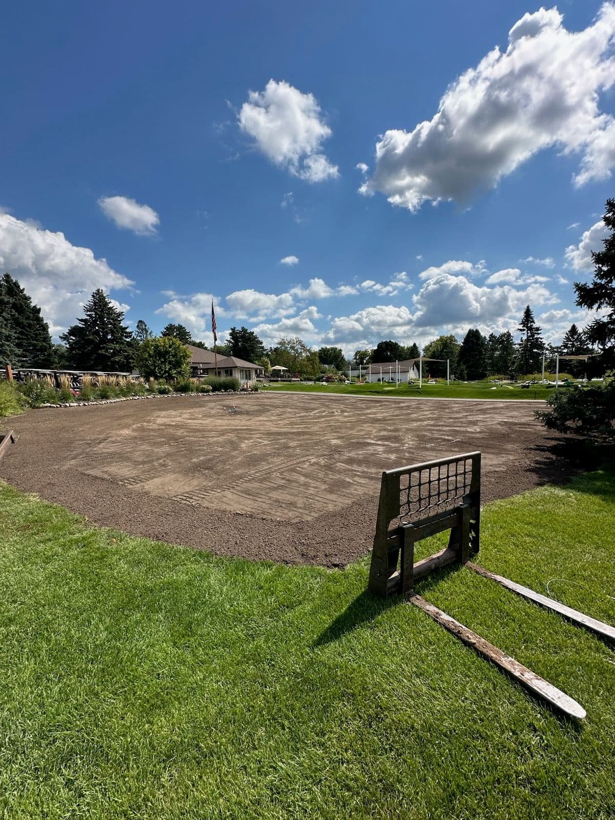 Preparing the Ground for a New Putting Green image